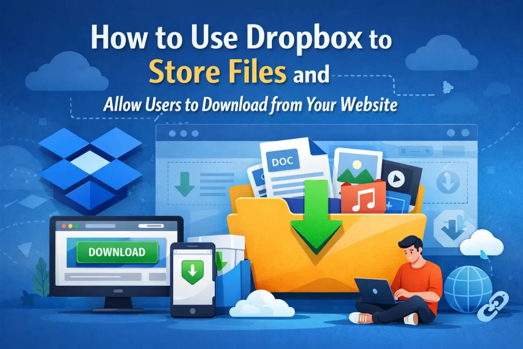 How to Use Dropbox to Store Files and Allow Users to Download from Your Website