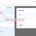 Personalise email with user name and other form data from WP Forms plugin