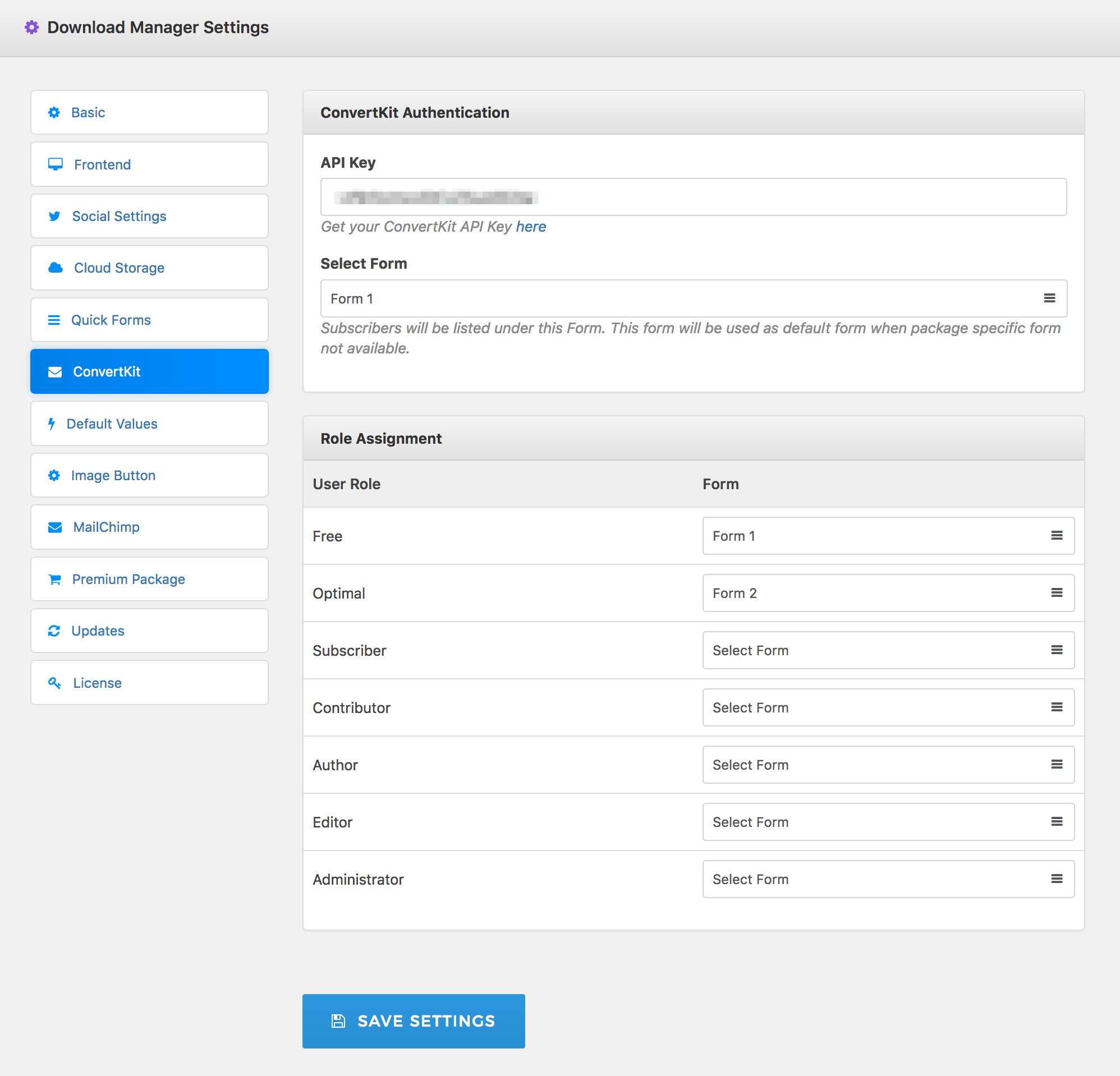 WPDM ConvertKit Addon 1.1.0