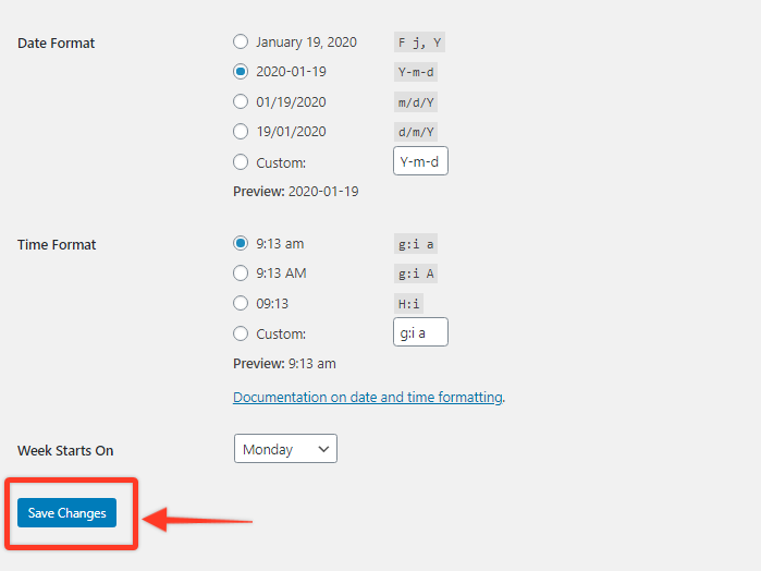 How To Change Date And Time Format In WordPress? - WordPress Download ...