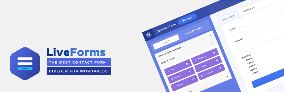 Live Forms - The Best Contact form builder Plugin