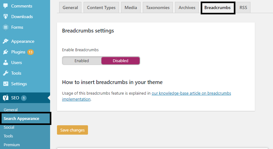 Add Breadcrumbs to WordPress Site