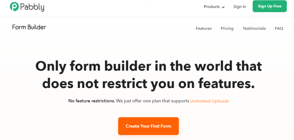 contact form builder plugin