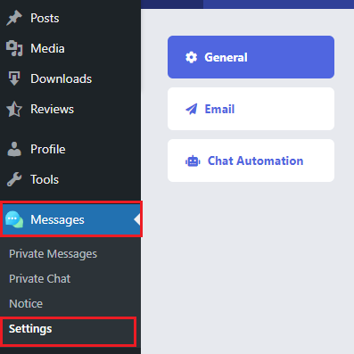 add a private messaging and live chat system in WordPress