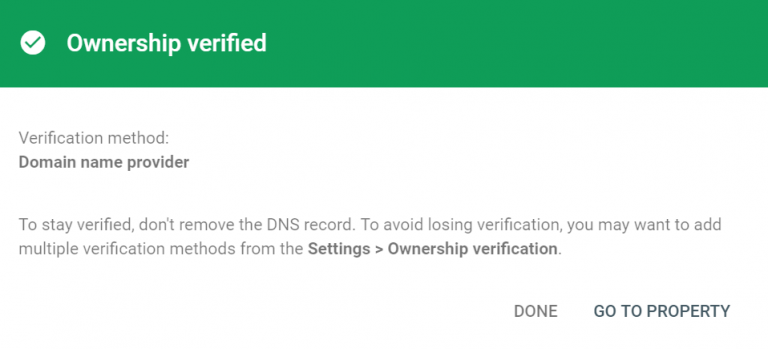 Verified with DNF Text Record