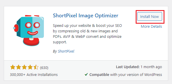 Use webP images in WordPress with ShortPixel Image Optimizer
