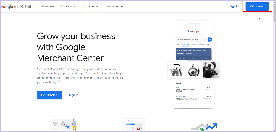 Google Merchant Account