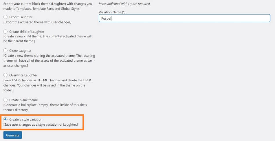 create sytle variation