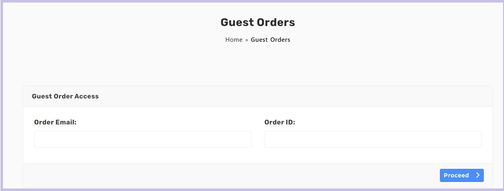 guest order