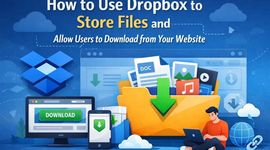 How to Use Dropbox to Store Files and Allow Users to Download from Your Website