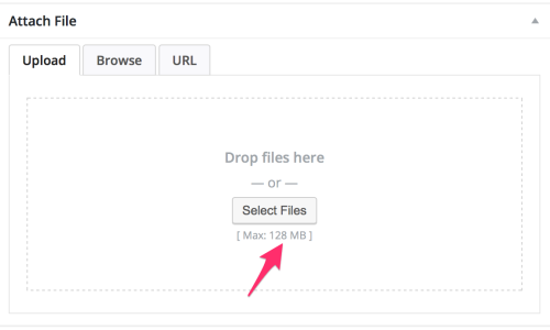 maximum file upload size